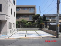 土間コンクート・玉竜（竜の髭）目地